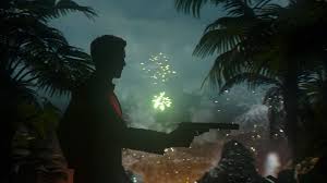 Official promotional art for 007 First Light showcasing Bond in action with a sleek background