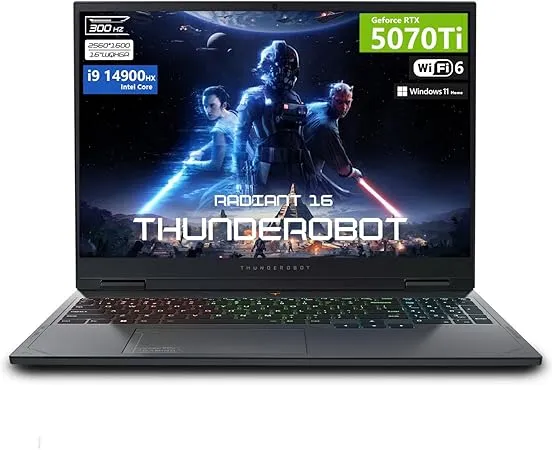 Thunderobot Radiant 16 (RTX 5070 Ti & Intel i9 14th Gen) Image