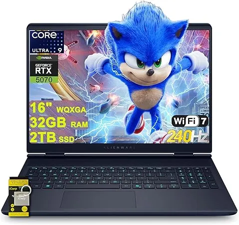 Dell Alienware 16X Aurora (RTX 5070 & Intel Core Ultra 9 275HX) Image